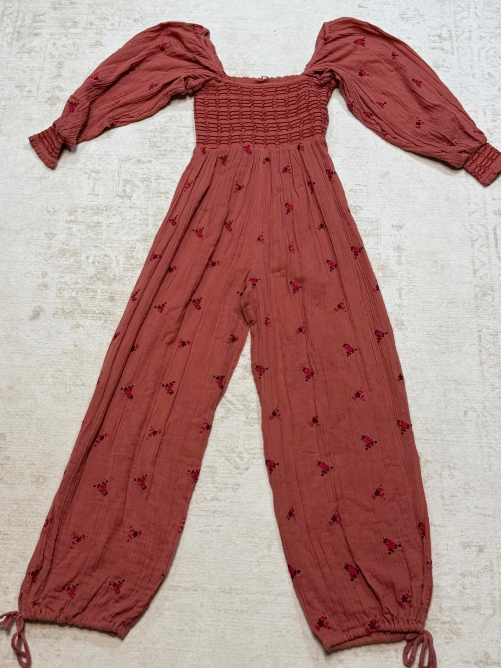 Free People smocked bodice